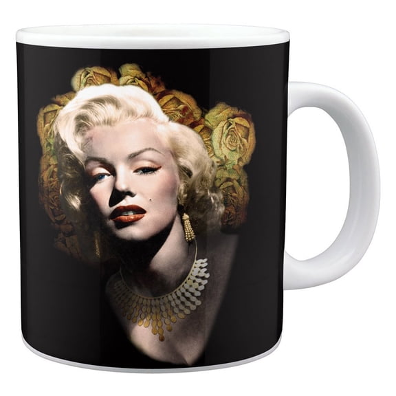 *mug MARILYN MONROE golden dangles