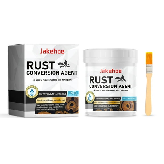 multicolor Metal Rust Inhibitor Spray Transforms Red Rust Into Protective Polymer Layer Prevents Corrosion For Tools Automotive Parts Home Use Easy Application With Brush