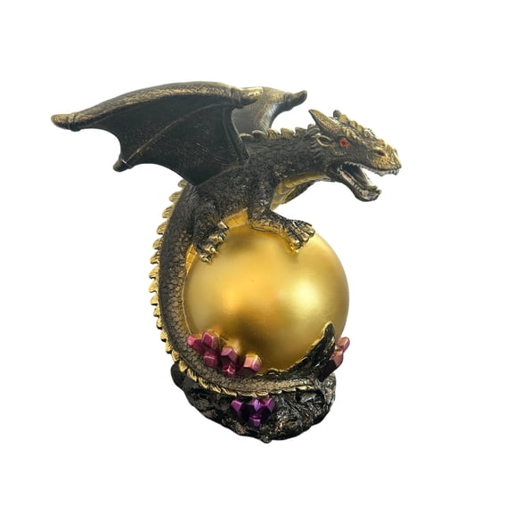 multicolor Usb Led Dragon Night Light, Gothic Style Luminous Sculpture, Resin Material, For Home Decor, Bedroom, Desk, Shelf Display, 5.5X6X7In 1.2Lb