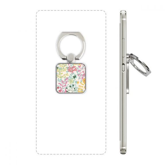 multicolor flower paint square cell ph stand holder bracket universal support