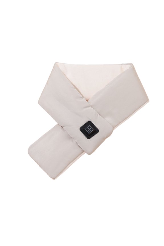 multicolour Smart Electric Heating Scarf With Fast Warm Technology And Temperature Control For Neck Warmth Beige Size A Cotton