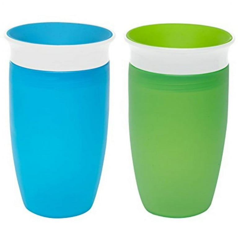 2pack Munchkin Miracle 360 Trainer Cup Green & Baby Bottle Cup