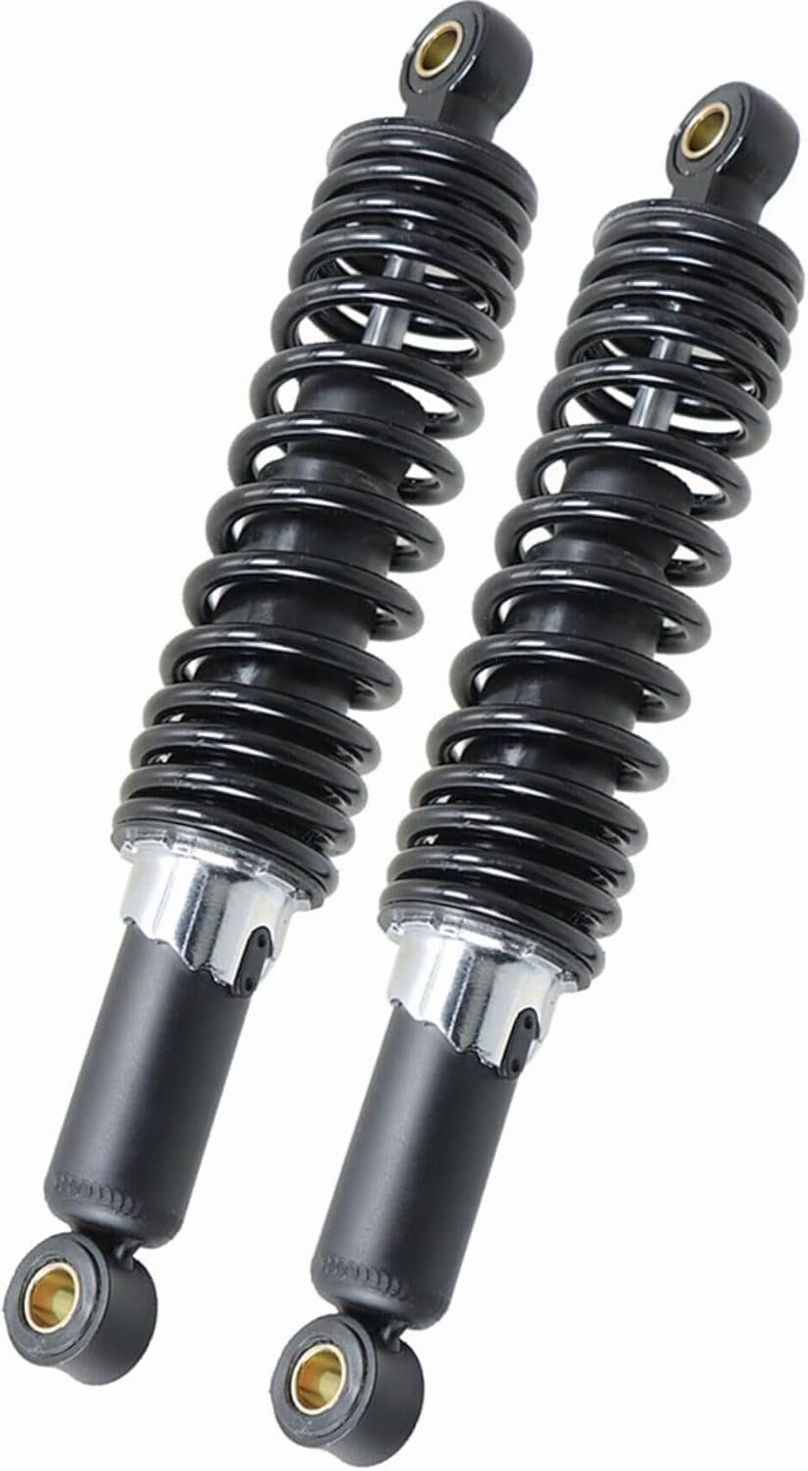 munirater 1 Pair 320mm Silver Chrome Universal 12.5 Rear Shock Absorbers Replacement for Suzuki XL 883 1200 90cc 110cc 125cc 150cc Go Kart Quad Dirt Sport Bikes ATV