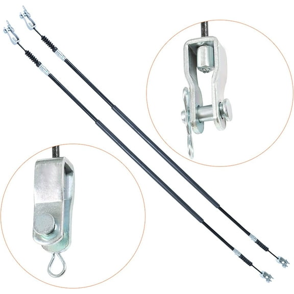 munirater 2x Rear Brake Cable 42" For Club Car DS Golf Cart 1981-1999 Driver & Passenger