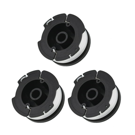 munirater 3-Pack AF-100 Replacement Spool,0.065 Line String Trimmer Replacement for Black+Decker AF-100-3ZP GH900 GH600 Weed Eater String Trimmer