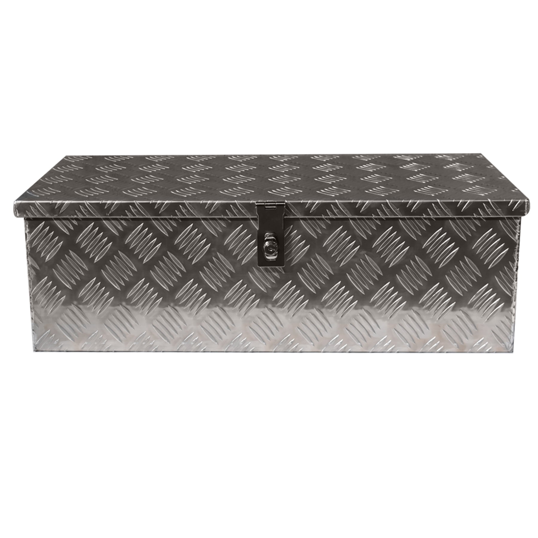munirater 30 inch Aluminum Tool Box with Lock 1.5mm Thickness Replacement for Trailer Flatbed RV Storage