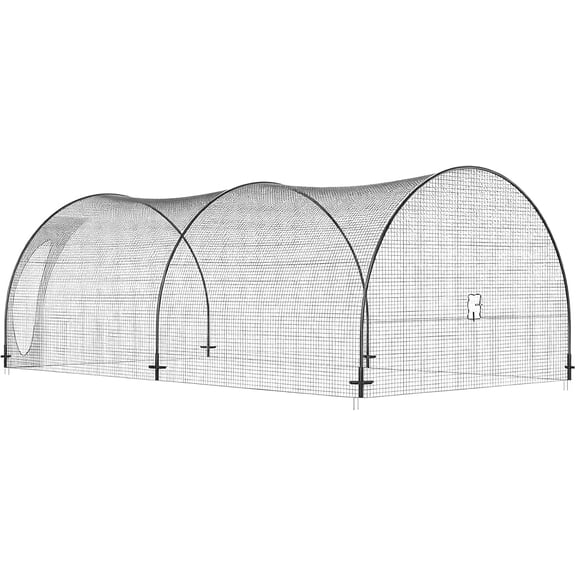 munirater 33ft x 12ft x 10ft Baseball Batting Cage, Heavy Duty Softball Batting Cage Net, Practice Portable Cage Net with Carry Bag, for Backyard Batting Hitting Training