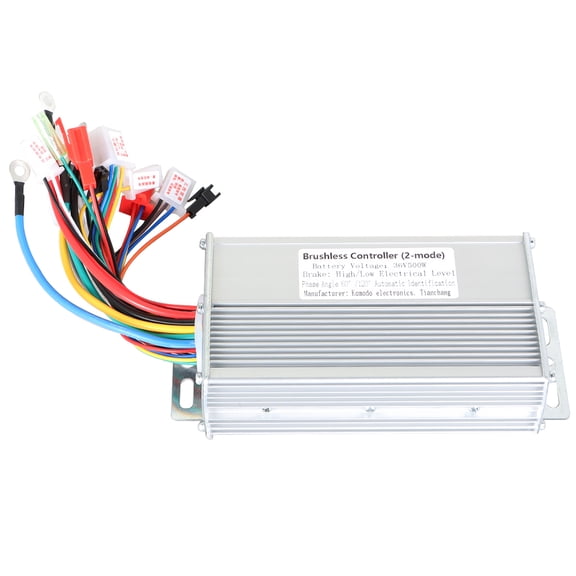 munirater 36V 500W Brushless Electric Motor Speed Controller(2-Mode) for Electric Bicycle Scooter