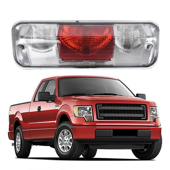 munirater 3rd Third Brake Light Lamp High Mount Stop Tail Light Rear Center Rear Center Replacement for 2004-2008 Ford F150 7L3Z13A613B, 923-237