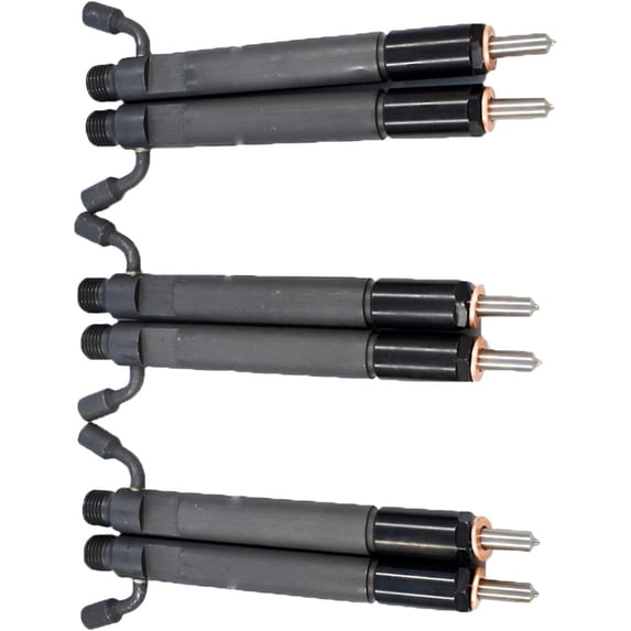 munirater 6Pcs Fuel Injectors Replacement for Cummins C8.3L 6C 6CT 6CTA 6CTAA 3283160