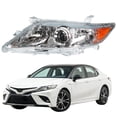 thumbnail image 1 of munirater 81150-06520 Left Front Chrome Projector Headlight Light Lamp Driver Side Replacement for 2010 2011 Toyota Camry 4-Door Sedan, 1 of 7