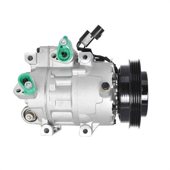munirater AC Compressor and A/C Clutch, A/C Ports 4 Grooves Replacement for Hyundai Accent 1.6L 2006 2007 2008 2009 CO 10925C 10361991 1010925 60-02433NA