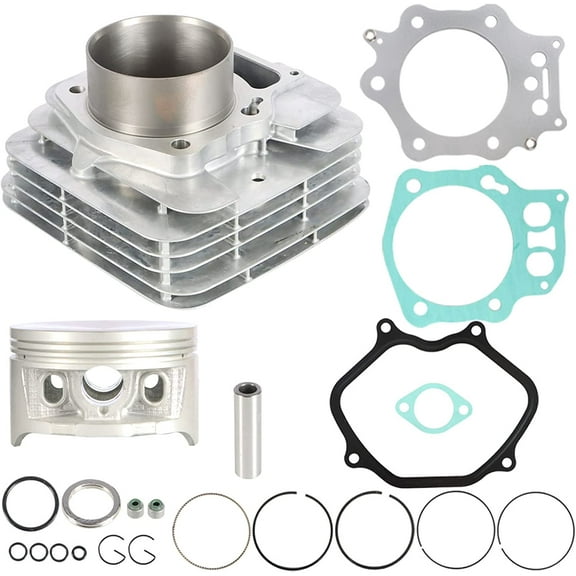 munirater ATV UTV Cylinder Piston Gaskets Top End Rebuild Kit Replacement for Honda Foreman 450 Std 1998-2004