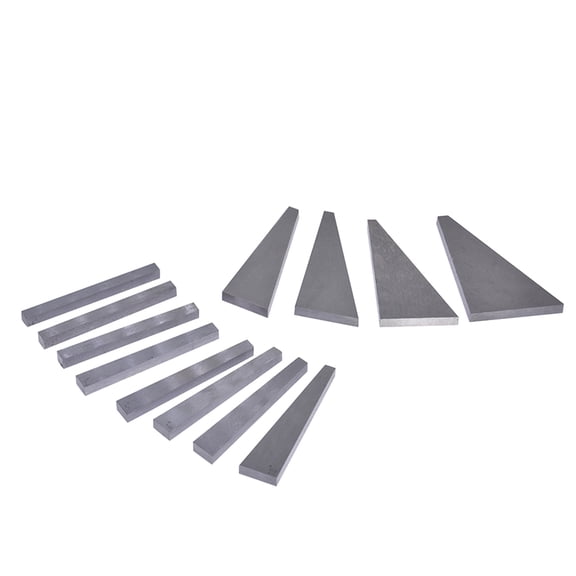 munirater Angle Block - 12 Packs 1/4- 30 0.0001" High Precision Hardened Steel Angle Calibration Gauge Block for Setting Milling Angles