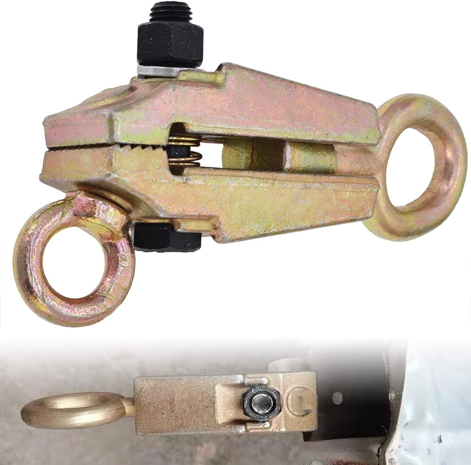 Frame Machine Auto Body RANSOTO 5-Ton Auto Body Clamp – 2-Way Dent Puller With Self-Tightening Jaws For Panel Repair Dent Repair - Foto 4