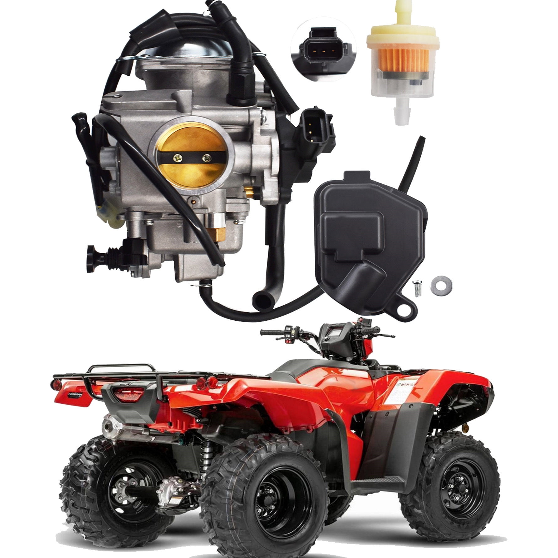 Realray Honda ATV Parts Primer Pump For Honda ATVs – Fits Rancher 350, Foreman 400, Rubicon 500 & More (Part # HC16048PP) 400 Honda Foreman Parts - Foto 8