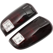 munirater Driver Passenger Side Rear Smoked Tail Light Replacement for F250 2008-2016 Tail Lamps Replacement for BC3Z13404A BC3Z13405A