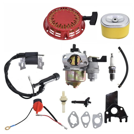 munirater For Honda GX160 5.5HP Engine Carburetor Recoil Ignition Coil Spark Plug Filter