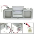 thumbnail image 1 of munirater Gray Sunshade Left Front Side with Mirror Sun Visor Replacement for 2004-2011 RX-8 FE88-69-320B-77 FE8869320B77, 1 of 12