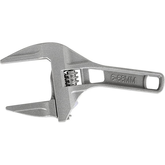 munirater Hand Tool Adjustable 6-68mm Wrench Shifter Spanner Wide Jaw Heavy Duty Repair
