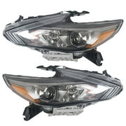 munirater Headlight Assembly For 2016 2017 2018 Nissan Altima S SV SL Factory Style LH RH