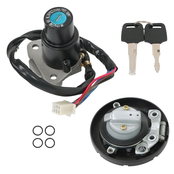 munirater Ignition Switch Fuel Gas Cap Replacement for KL250 KL650 KLR250 KLR650