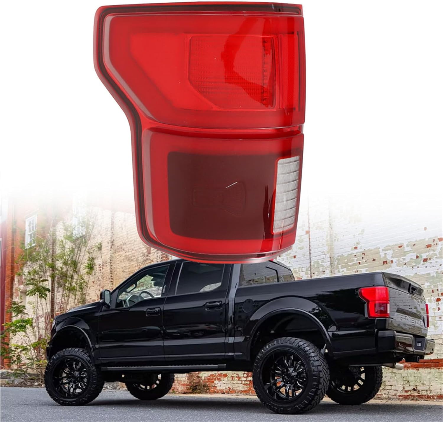 munirater Left Side Tail Light Lamp Assembly Replacement for Ford F150 2018 2019 2020 Driver Side Rear Brake Lamp FO2800268 KL3Z13405B
