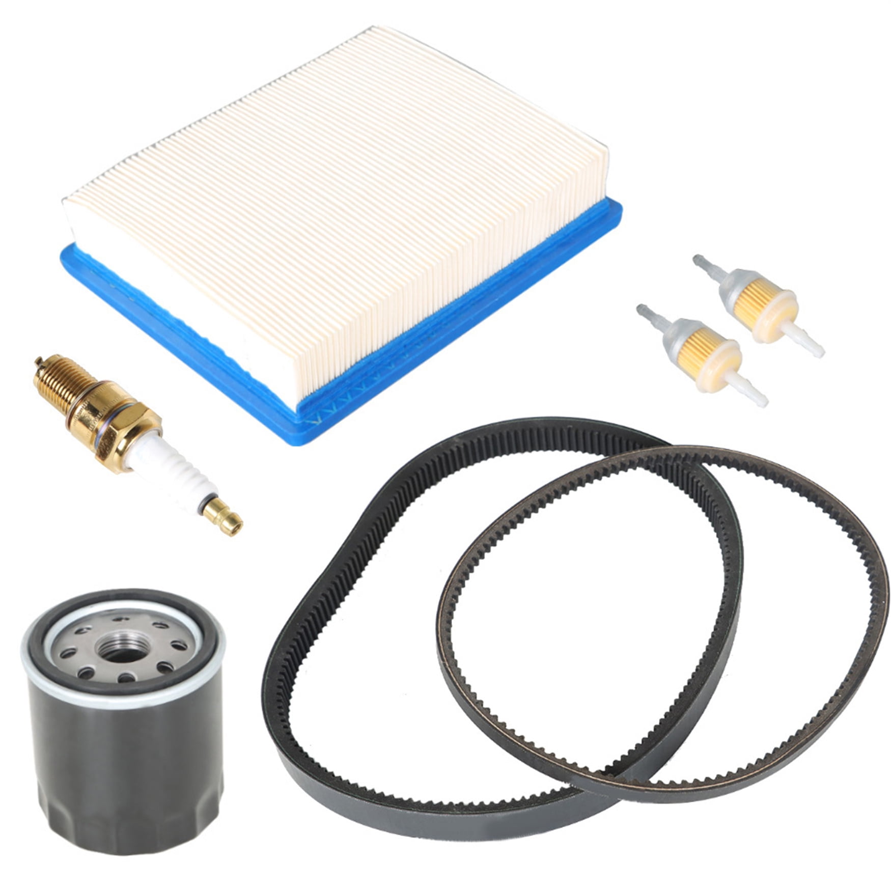 OEM Club Car Drive Belt & Starter Belt Kit - Fits 1993, 1995, 1996 DS Models Only (Parts 1016203 & 1015241) - View #3