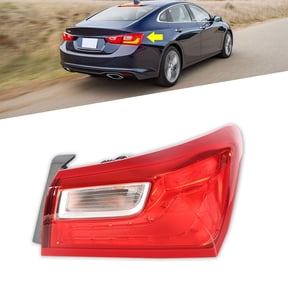 munirater Outer Passenger Side Rear Brake Tail Light Assembly Replacement for 2016-2020 Chevy Malibu Right Tail Lamp 84132377 GM2805122
