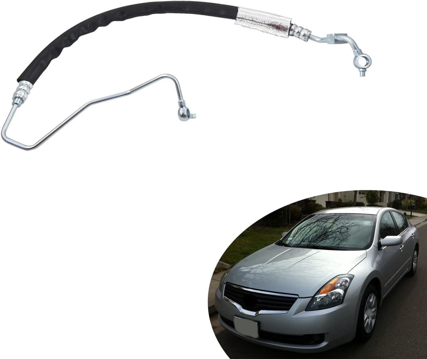 2007 Honda Civic Power Steering Hose Power Steering Pressure Hose For 2005- 2007 Honda Odyssey 3.5L V6 - Direct Fit, 1-Year Warranty Manguera De Power Steering - Foto 11