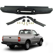 munirater Rear Steel Step Bumper Assembly 2283598201 Replacement for 1995 1996 1997 1998 1999 2000 2001 2002 2003 2004 Toyota Tacoma Truck