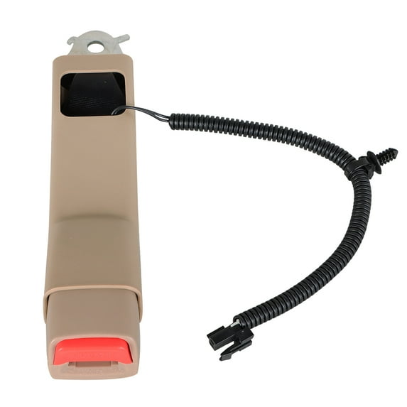 munirater Seat Belt Buckle Tan Left For 07-2013 Silverado Sierra Tahoe Yukon 19121538