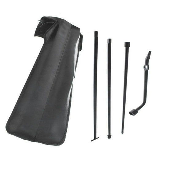 munirater Spare Tire Jack Tool Kit Lug Wrench Engine Spare Tire Lug Wrench Extension Jack Tool Kit Set Replacement for 2005-2014 Nissan Frontier