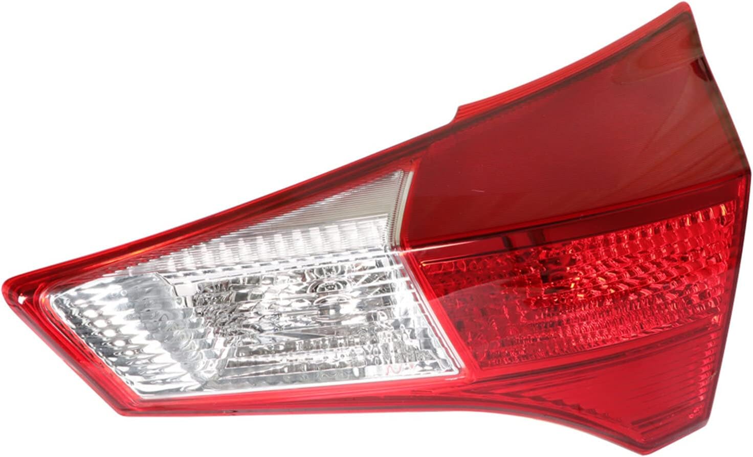 MZORANGE Pair LED Tail Light Assemblies For Toyota RAV4 2019-2023 - Black Housing, Red Lens, Outer Rear Lights