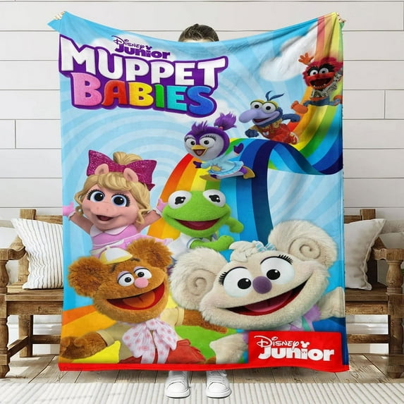 muppet babies Throw Blanket Gifts for Fans Lover Girls Boys Women Present Hoodie Him Bed 40"x50"
