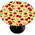 thumbnail image 1 of muroi Cherries Theme Pattern Round Elastic Tablecloth Outdoor Table Cloth Fitted Tables Cover for Picnic Patio Dining Party Indoor 36" - 42", 1 of 6