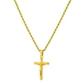 thumbnail image 1 of murtoo Cross Necklace for Men, Christian Jesus Pendant, Stainless Steel Mens Necklace with Twisted Rope Chain Curb Chain Wheat Chain, Jewelry Gift for Men Women, 1 of 5