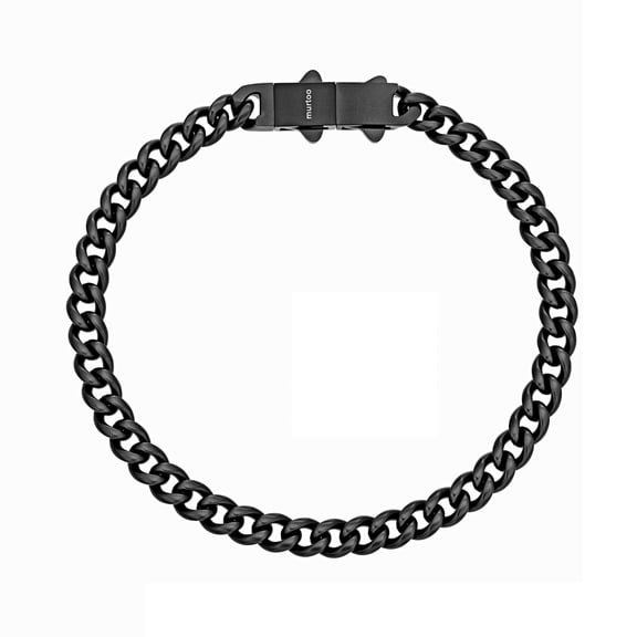 murtoo stainless steel cuban link bracelet men 6mm adjustable box clasp polished