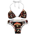 thumbnail image 1 of mushroom Detachable Sponge Adjustable Strap Bikini Set Two-Pack - Versatile Swim Suit Set, 1 of 6