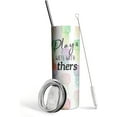 thumbnail image 1 of mushroom Print Skinny Tumbler With Lid and Straw - 20 oz Insulated Stainless Steel Travel Cup - Double Wall Coffee Mug - Birthday Gifts for Mom, Sister, Friends, Women, 1 of 6