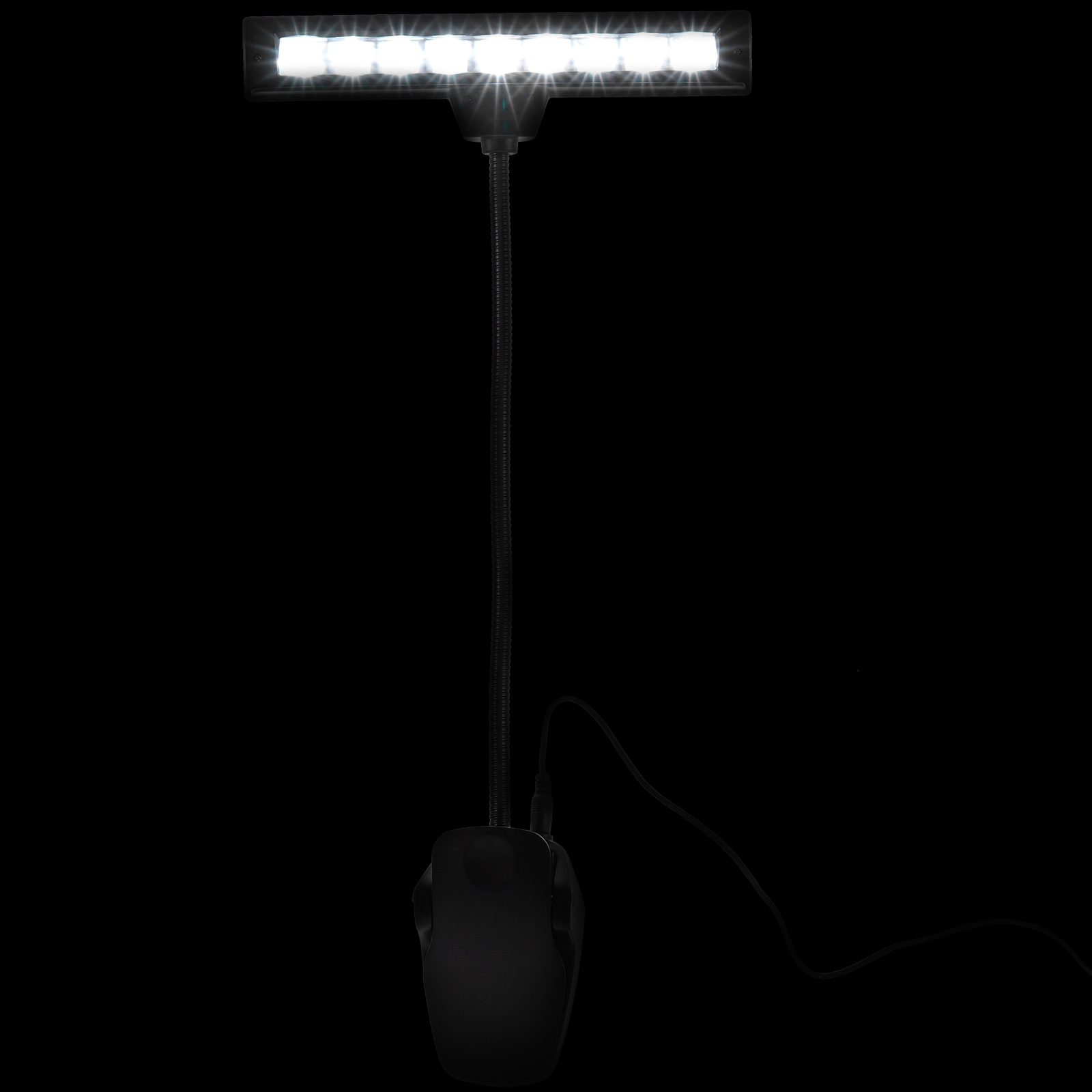 music light stand lamp Clip on Music Light Stand 9 LED Orchestra Lamp