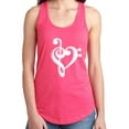 thumbnail image 1 of music note heart Racerback Tank, 1 of 2