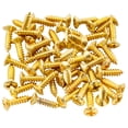 thumbnail image 1 of Musiclily Basic 3x12mm Pickguard Mounting Screws for Guitar Bass, Gold (Set of 50), 1 of 5