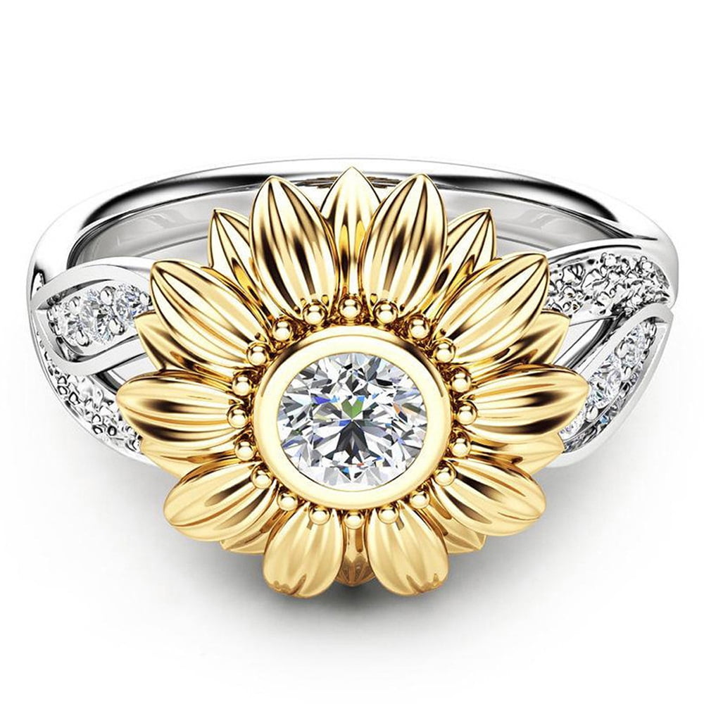 Sunflower mothers ring deals