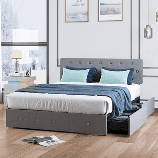Walmart bed frames california king top