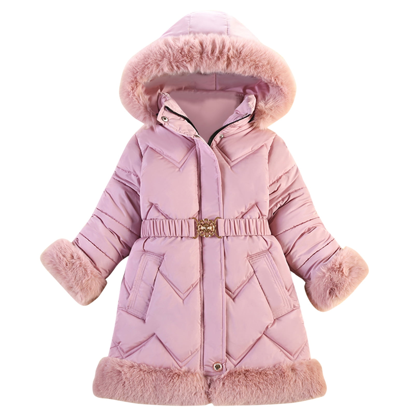 mveomtd Fashion Coat Children Winter Jacket Coat Boy Jacket Warm Hooded