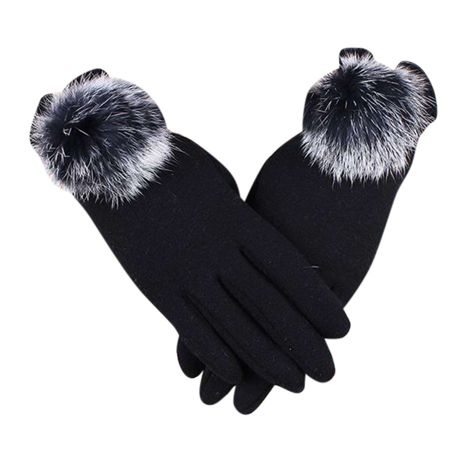 mveomtd gloves thermal knit cable women warm for driving weather for cold elastic texting winter