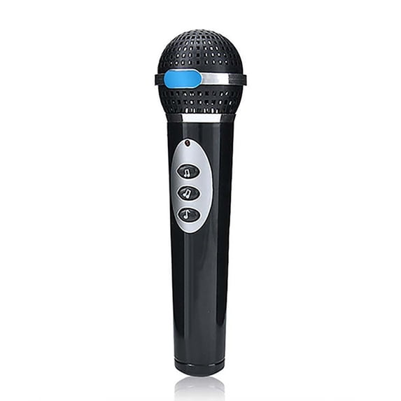 mwptoo Simulation Karaoke Microphone for Kids,Portable Handheld Karaoke Mic Built-in Music Funny Toy