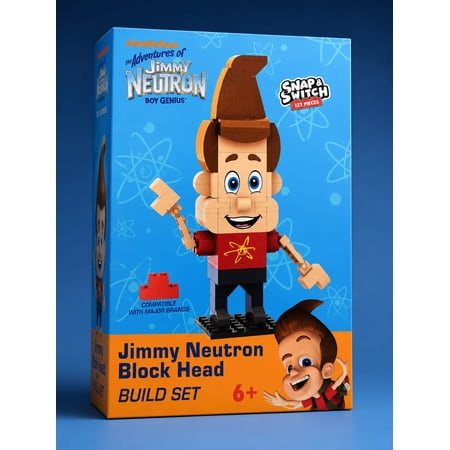 my Neutron Block Head Build Set, 122 Pieces, Ages 6+