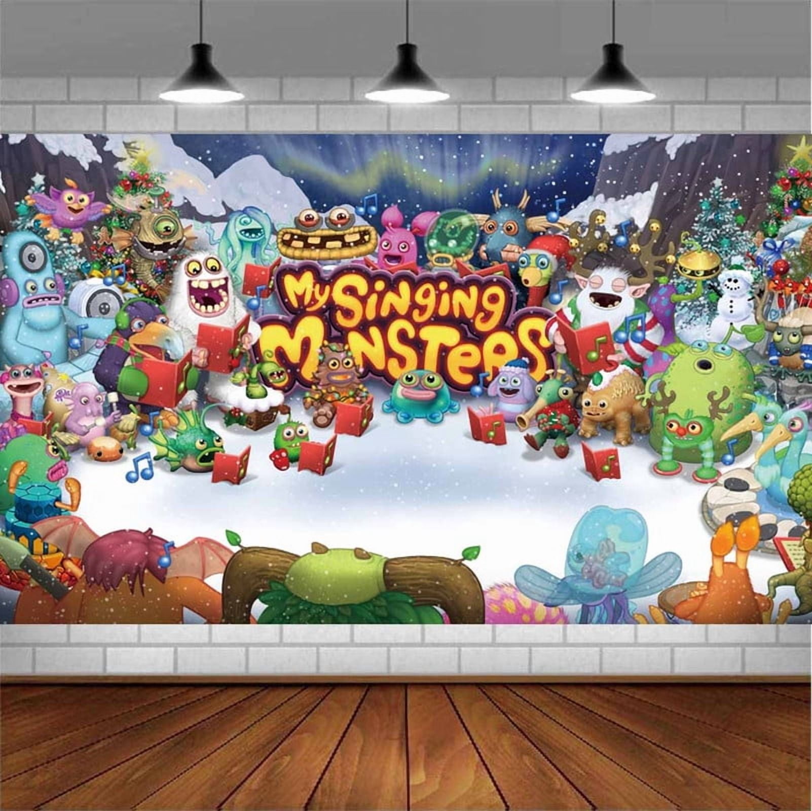my singing monsters Backdrop Banner Party Supplies Poster Movie Theme